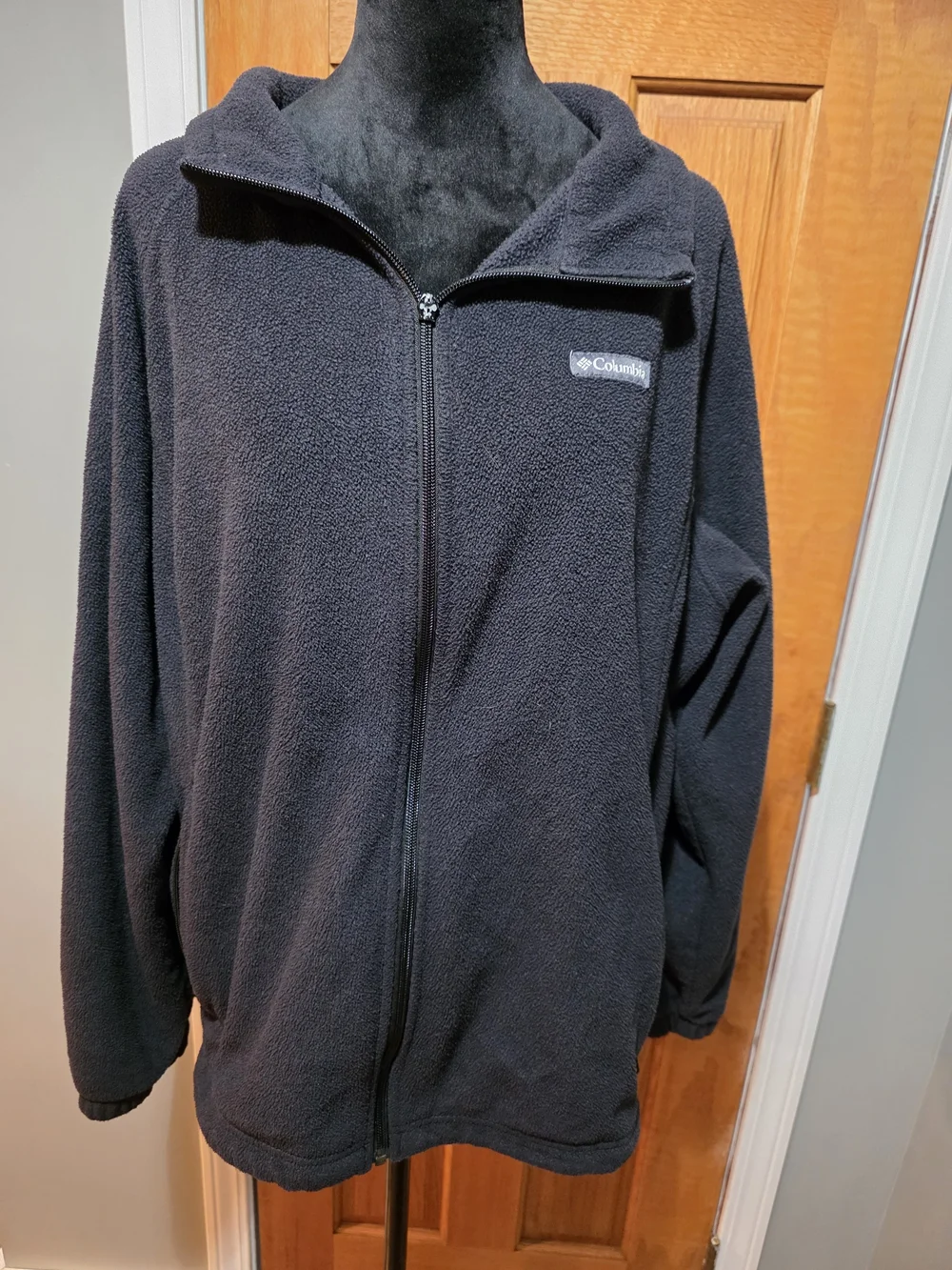 Columbia Men's Black Full-Zip Fleece Jacket